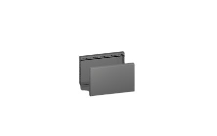 Rittal Front Trim Kit Base/Plinth Trim Panel for Use with VX Base/Plinth System [8660042]; 102-659