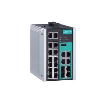 MOXA EDS-518E-4GTXSFP, Managed 18 Port Ethernet Switch [EDS-518E-4GTXSFP]; 102-673