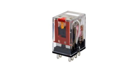 Omron Surface Mount Latching Power Relay, 200 → 220V ac Coil, 10A Switching Current, DPDT [MY2IN AC200/220 (S)]; 102-697