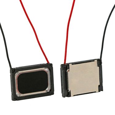 RS PRO 8Ω 0.7W Miniature Speaker, 100mm Lead Length, 13 x 18 x 2.5mm [0]; 102-775