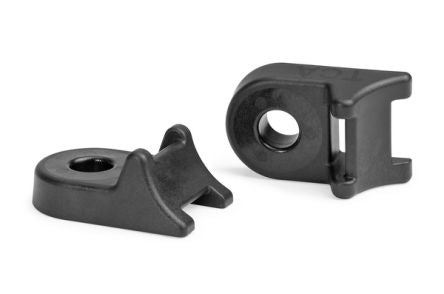 HellermannTyton Black Cable Tie Mount 24 mm x 38mm, 13.5mm Max. Cable Tie Width [151-03953 CTMM8-PA6GF30-BK]; 102-880