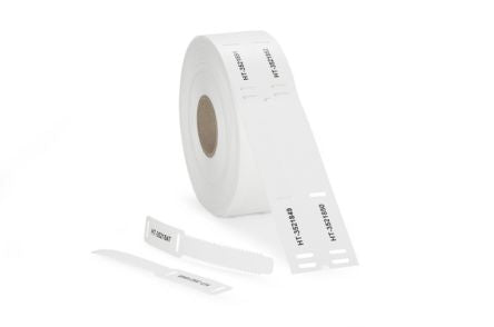 HellermannTyton TAGPU Tag Cable Marker, White, for Cable Bundle, 556-80588 TAGPU18X124-LOOP-PUR-WH [556-80588 TAGPU18X124-LOOP-PUR-WH]; 102-892