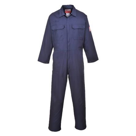 Portwest Navy Reusable Coverall, M [FR38NARM]; 103-302