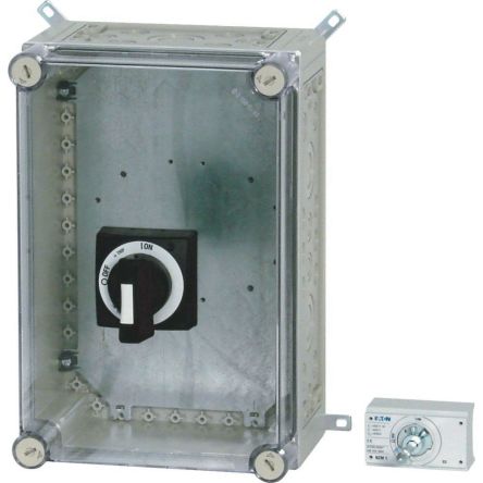 Eaton xEnergy Safety Ci Series Plastic Single-Door-Door Floor Standing Enclosure, Transparent Door, IP65, 375 x 250 x [138539 MCCB1-125/I43E-150]; 103-966