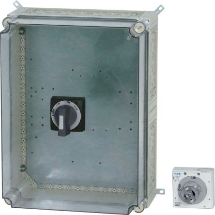 Eaton xEnergy Safety Ci Series Plastic Single-Door-Door Floor Standing Enclosure, Transparent Door, IP65, 500 x 375 x [138542 MCCB2-250/I45E-200]; 103-967