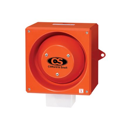 Clifford & Snell YL80 Series Opal Sounder Beacon, 230 V ac, IP66, Wall Mount, 116dB at 1 Metre [YL80/NL/O/RF/WR]; 103-996