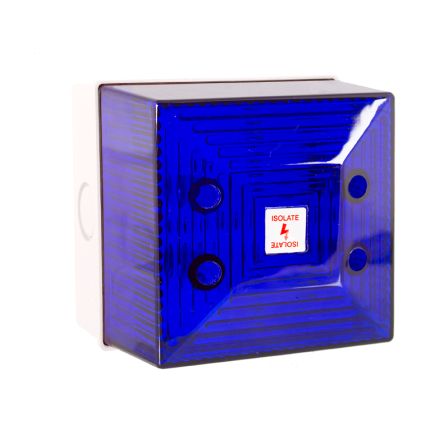 Clifford & Snell FL40 Series Blue Flashing Beacon, 115 V ac, Wall Mount, Xenon Bulb, IP65 [FL40/L50/B/WN]; 104-201