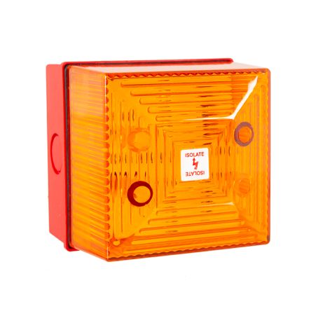 Clifford & Snell FL40 Series Amber Flashing Beacon, 48 V dc, Wall Mount, Xenon Bulb, IP65 [FL40/F50/A/RN]; 104-210