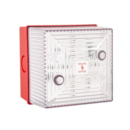 Clifford & Snell FL40 Series Clear Flashing Beacon, 48 V dc, Wall Mount, Xenon Bulb, IP65 [FL40/F50/C/RN]; 104-217
