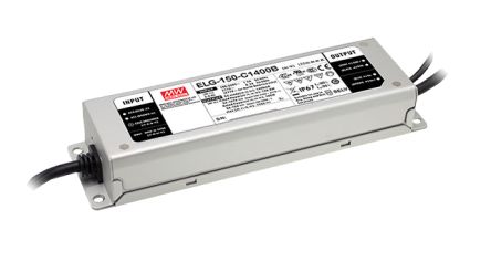 MEAN WELL LED Driver, 214V Output, 150W Output, 700mA Output, Constant Current Dimmable [ELG-150-C700D2]; 106-588