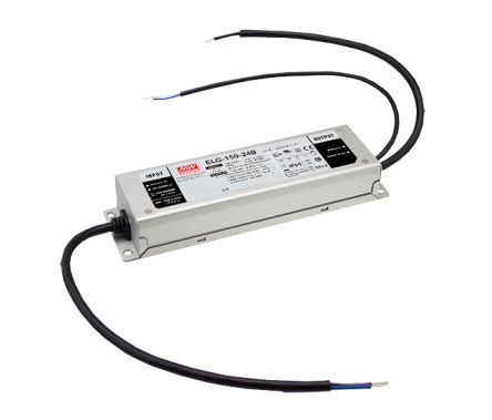 MEAN WELL LED Driver, 24V Output, 150W Output, 6.25A Output, Constant Current / Constant Voltage Dimmable [ELG-150-24B-3Y]; 106-589