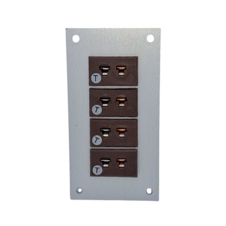 RS PRO Thermocouple Connector Panel, RoHS Standard [0]; 106-676