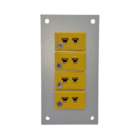 RS PRO Thermocouple Connector Panel, RoHS Standard [0]; 106-718