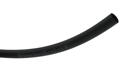 DSG-Canusa Heat Shrink Tubing, Black 2:1 Ratio, DERAY V25 Series [DERAY-V25-1/2-0-SP]; 106-752