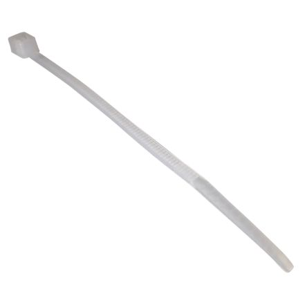 Essentra Cable Ties, Cable Ties, 365mm x 7.5 mm, Natural Nylon, Pk-100 [RG-227C]; 109-474