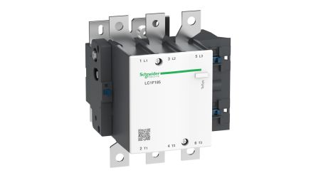 Schneider Electric TeSys F TeSyS F Contactor, 600 VAC Coil, 3-Pole, 275 A, 110 kW, 3NO, 690 V ac [LC1F185X7]; 110-271