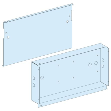 Schneider Electric Cable Clamp, Busbar Cover, 653mm x 577 mm, White, Pk-1 [LVS04860]; 110-333