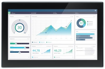 Siemens SIMATIC HMI Unified Comfort PRO Series SIMATIC HMI Panel - 15.6 in, TFT Display, 1366 x 768 [6AV2128-3QB57-0BX0]; 113-889