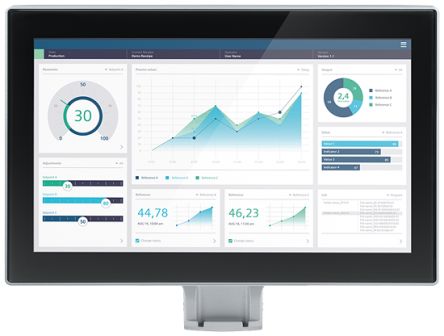 Siemens SIMATIC HMI Unified Comfort PRO Series SIMATIC HMI Panel - 15.6 in, TFT Display, 1366 x 768 [6AV2128-3QB57-1BX0]; 113-891