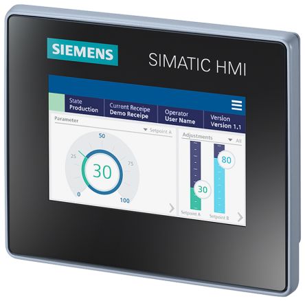Siemens SIMATIC HMI Unified Basic Series SIMATIC HMI Panel - 4.3 in, TFT Display, 800 x 480 [6AV2123-3DB32-0AW0]; 113-897