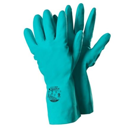 Tegera TEGERA Green Nitrile Chemical Resistant Work Gloves, Size 11 [18601-11]; 115-703