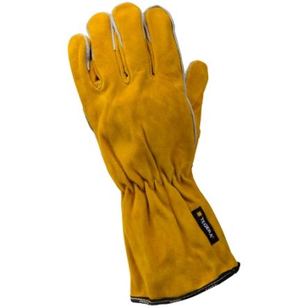 Tegera TEGERA Yellow Leather Heat Resistant Work Gloves, Size 10 [19 LEFT-10]; 116-232
