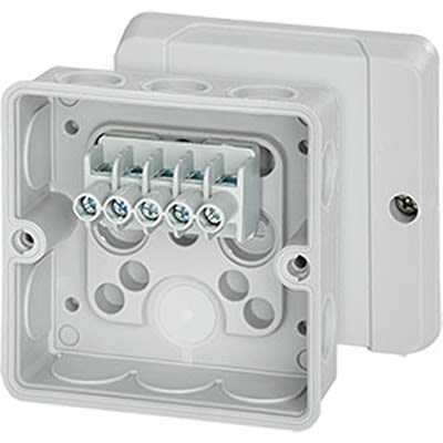 HENSEL DE Series Grey Polycarbonate Junction Box, IP55, 50 x 88 x 88mm [DE 9325]; 116-946