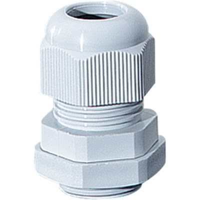 HENSEL AKM Series Grey Polyamide Cable Gland, M16 Thread, 5mm min., 10mm max., IP66, IP67, IP69 (IP69K) [AKM 16]; 116-979