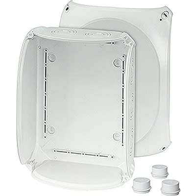 HENSEL DK Series Grey Polycarbonate Junction Box, IP55, IP66, 122 x 295 x 225mm [DK 3500 G]; 116-984