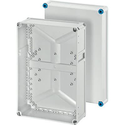 HENSEL K Series Grey Polycarbonate Junction Box, IP66, 150 x 275 x 425mm [K 0301]; 117-030