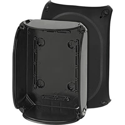 HENSEL KF Series Black Polycarbonate Junction Box, IP66, IP67, IP69, 92 x 210 x 155mm [KF 1600 C]; 117-039