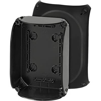 HENSEL EB Series Black Polycarbonate Junction Box, IP66, 77 x 180 x 130mm [EB 10 B]; 117-043