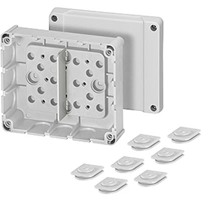 HENSEL DP Series Grey Polystyrene Junction Box, IP54, 49 x 139 x 119mm [DP 9220]; 117-119
