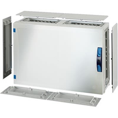 HENSEL FP Series Grey Polycarbonate Junction Box, IP65, 186 x 546 x 366mm [FP 0451]; 117-213