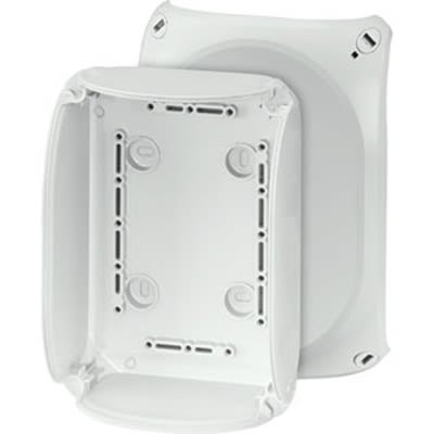 HENSEL EB Series Grey Polycarbonate Junction Box, IP66, 77 x 180 x 130mm [EB 10 G]; 117-253