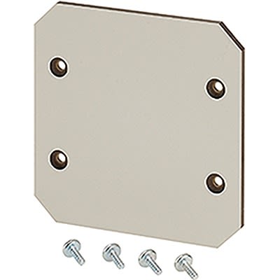 HENSEL EB Series Laminated Paper Mounting Plate for Use with EB 06 Empty Boxes, 104.5 x 104.5mm [EB MP 06]; 117-272
