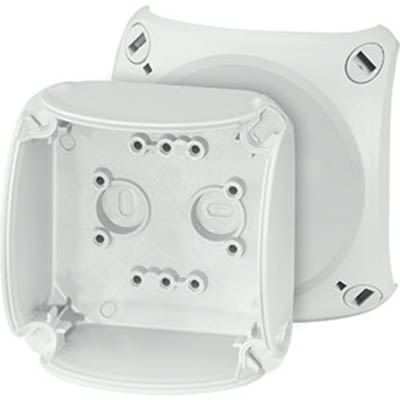 HENSEL EB Series Grey Polycarbonate Junction Box, IP66, 62 x 93 x 93mm [EB 02 G]; 117-340