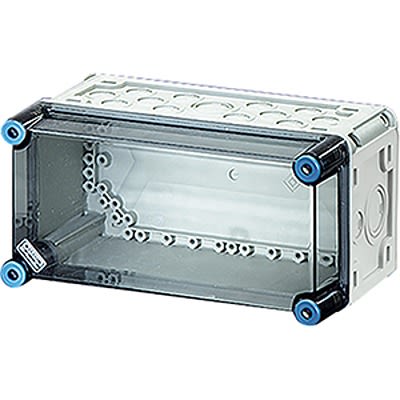 HENSEL Mi Series Grey Polycarbonate Junction Box, IP66, 170 x 300 x 150mm [Mi 0100]; 117-356