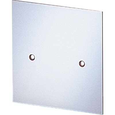 HENSEL KG Series Laminated Paper Mounting Plate for Use with KG 9002 Empty Enclosures, 136 x 130mm [KG MP 02]; 117-383