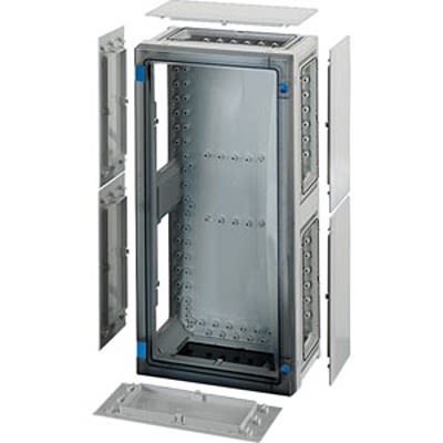 HENSEL FP Series Grey, Transparent Polycarbonate Junction Box, IP65, 163 x 276 x 546mm [FP 0311]; 117-490