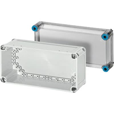 HENSEL K Series Grey Polycarbonate Junction Box, IP66, 150 x 275 x 125mm [K 0100]; 117-551