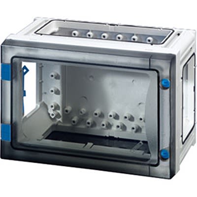 HENSEL FP Series Grey Polycarbonate Junction Box, IP66, 163 x 270 x 180mm [FP 0100]; 117-560