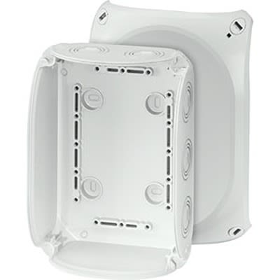 HENSEL KF Series Grey Polycarbonate Junction Box, IP66, IP67, IP69, 77 x 180 x 130mm [KF 1000 G]; 117-602