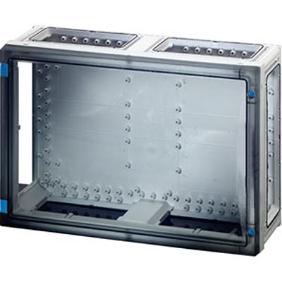 HENSEL FP Series Grey Polycarbonate Junction Box, 140 x 486 x 306mm [FP 0400]; 117-611