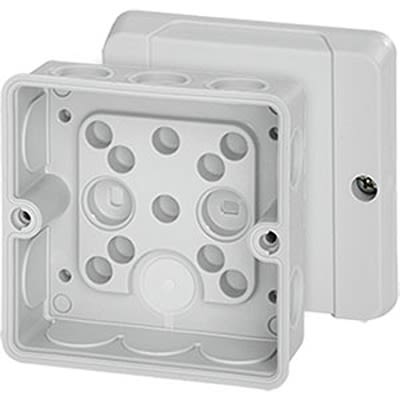 HENSEL DE Series Grey Polycarbonate Junction Box, IP55, 50 x 88 x 88mm [DE 9320]; 117-635