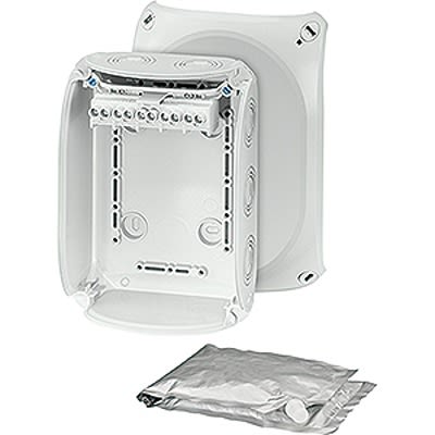 HENSEL WP Series Grey Polycarbonate Junction Box, IP68, 77 x 180 x 130mm [WP 1006 G]; 117-646