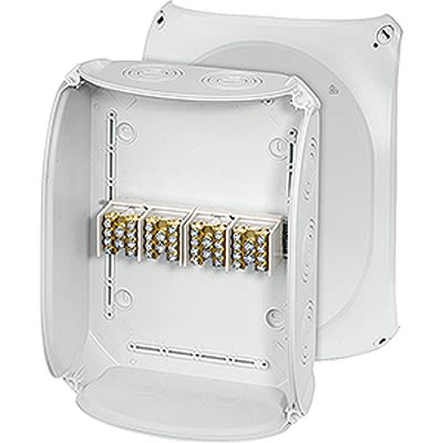 HENSEL DK Series Grey Polycarbonate Junction Box, IP66, 295 x 225 x 122mm [DK 3534 S]; 117-649