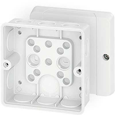 HENSEL DE Series White Polycarbonate Junction Box, IP55, 55 x 98 x 98mm [DE 9341]; 117-651