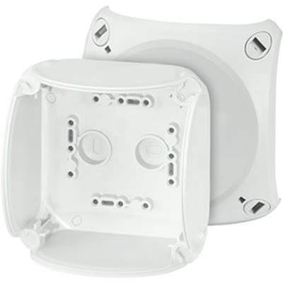 HENSEL EB Series Grey Polycarbonate Junction Box, IP66, 104 x 104 x 70mm [EB 04 G]; 117-676
