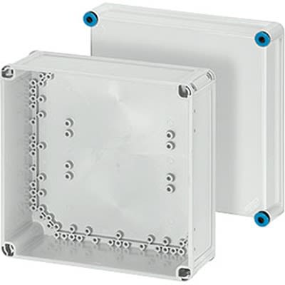 HENSEL K Series Grey Polycarbonate Junction Box, IP66, 150 x 275 x 275mm [K 0201]; 117-693